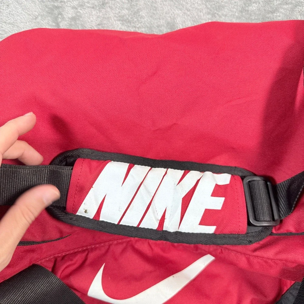 Nike Large Duffel Bag Louisville Cardinals Red Black Athletic Travel